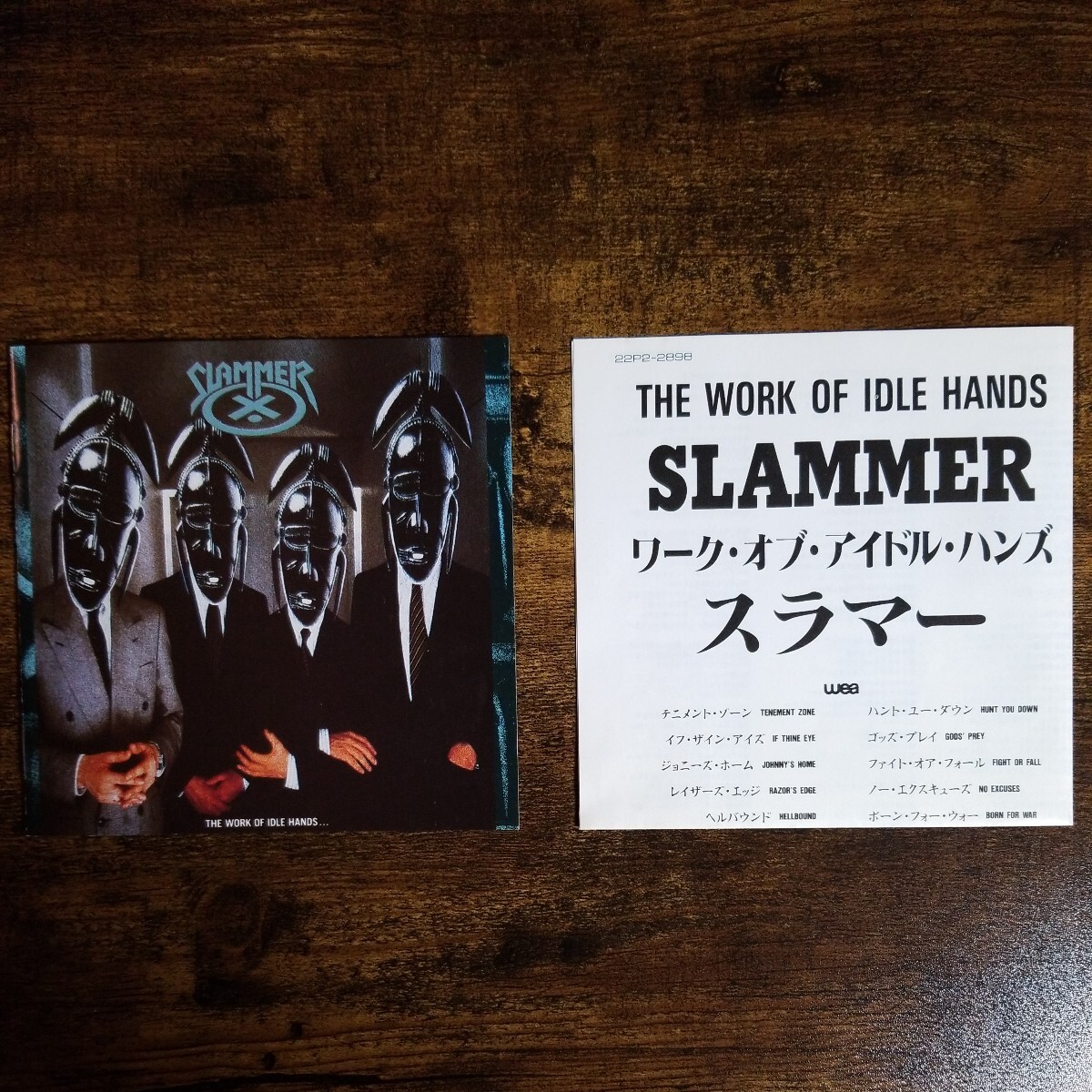 【国内盤CD帯付き】スラマー　ワーク・オブ・アイドル・ハンズ　SLAMMER　THE WORK OF IDLE HANDS...　パワー/スラッシュメタル名盤#004_画像5