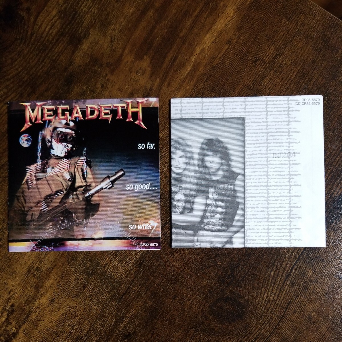 【国内盤CD帯付き】メガデス　ソー・ファー・ソー・グッド・ソー・ホワット　MEGADETH so far, so good...so what!　国内初版_画像4