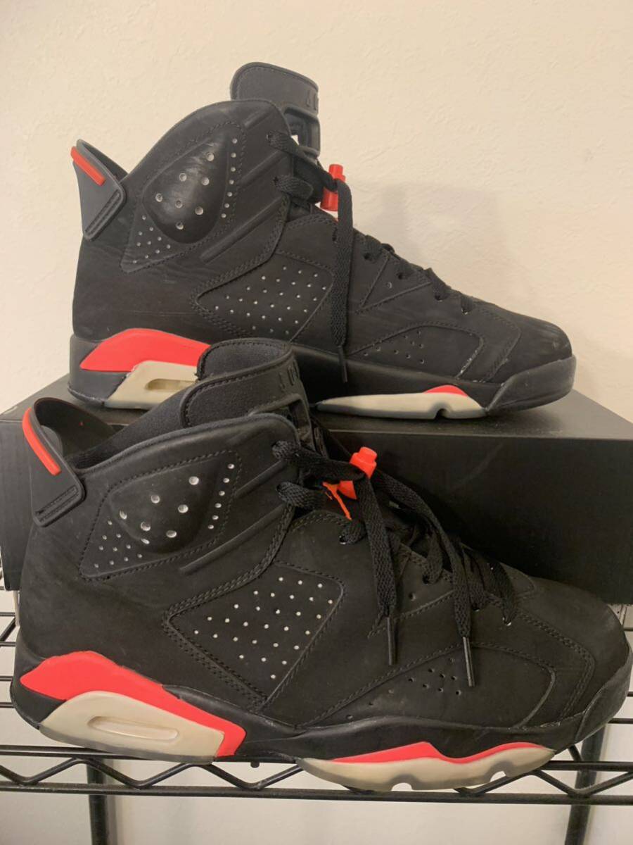 NIKE AIR JORDAN 6 RETRO INFRARED BLACK (2014)_画像1