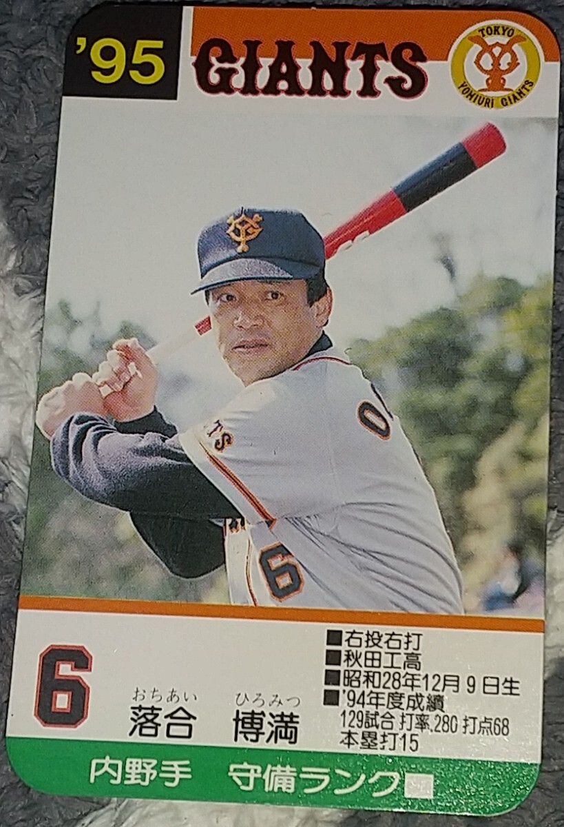 タカラプロ野球カードゲーム９５読売巨人軍 落合博満の画像1