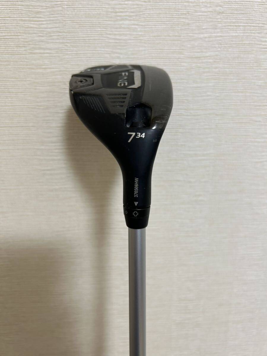 【レアスペック】PING G425ユーティリティ 7U 34° フジクラMCI60S ハイブリッド_画像2