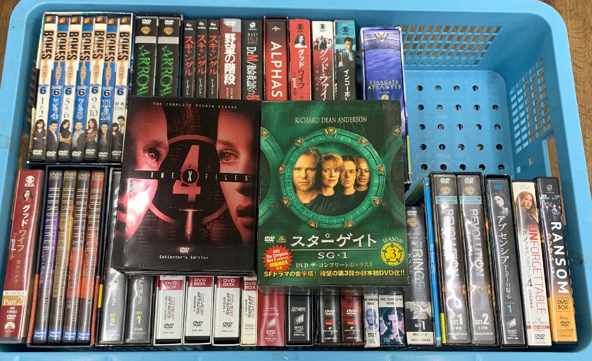 【中古・ジャンク品】海外 ドラマ まとめ売り セット スターゲイト THE X FILES ARROW アロー 他【未検品】⑥：の画像1