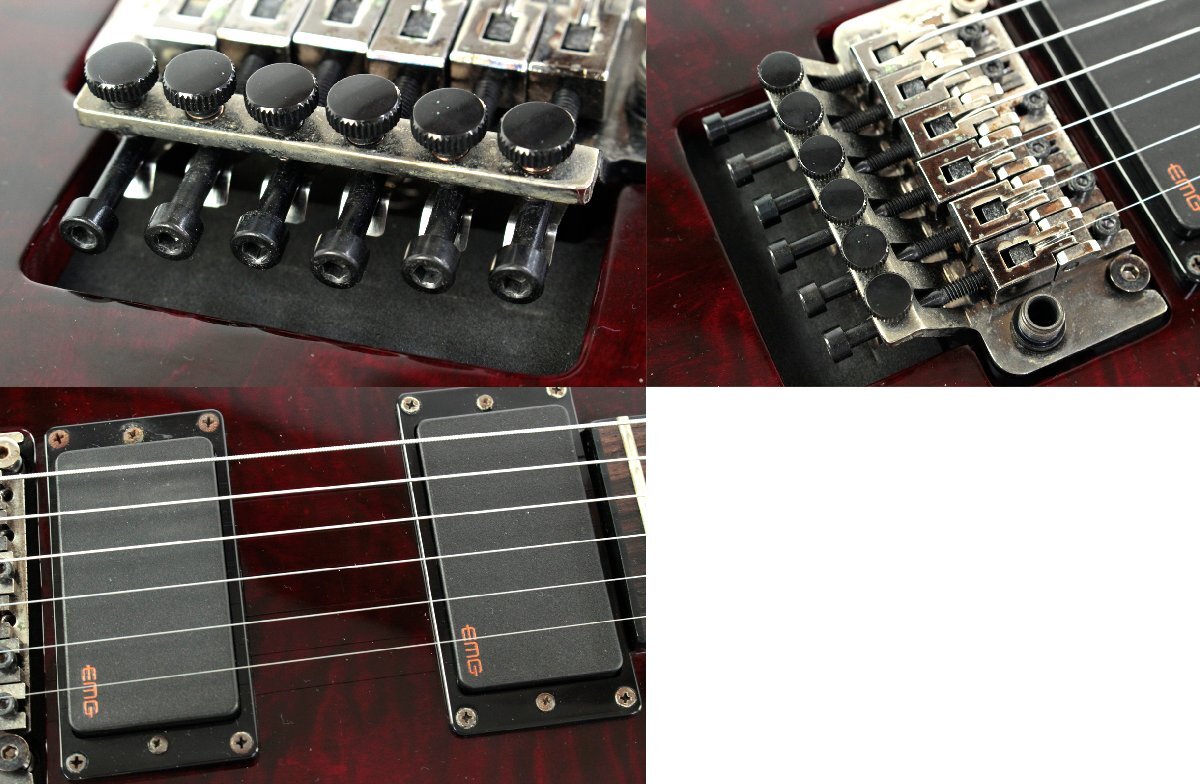 ●【中古品】Schecter HELLRAISER HR FR シェクター ヘルレイザー 【6690】【動作確認/メンテナンス済み】：の画像4