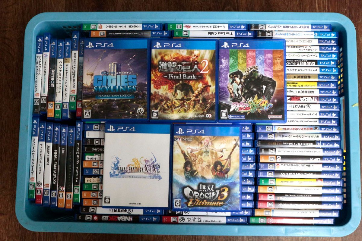 ジャンク】1円~ PS4ソフト 100本セット FFX/X2 OROCHI3U 進撃の ジャンク】1円~ PS4ソフト 100本セット FFX/X2 OROCHI3U 進撃の