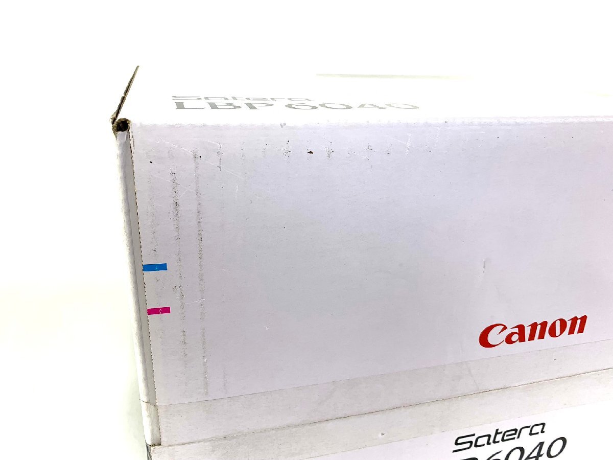 ●【中古・内袋未開封品】Canon キャノン コンパクト 無線対応 A4 モノクロ レーザープリンター Satera LBP6040：の画像7