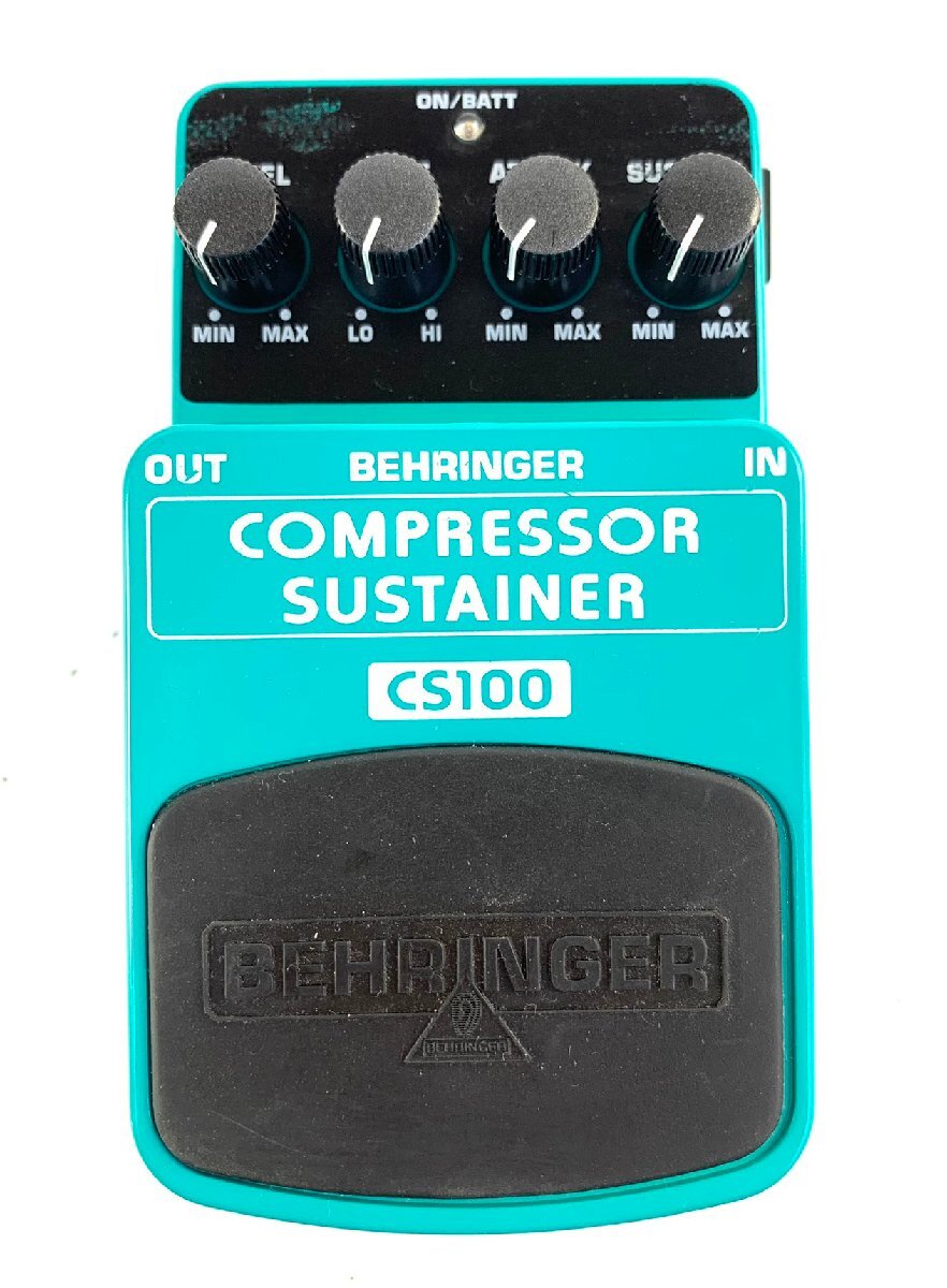 【中古品】BEHRINGER CS100 Compressor Sustainer ベリンガー コンプレッサー【出力確認済み】No.6672：の画像1