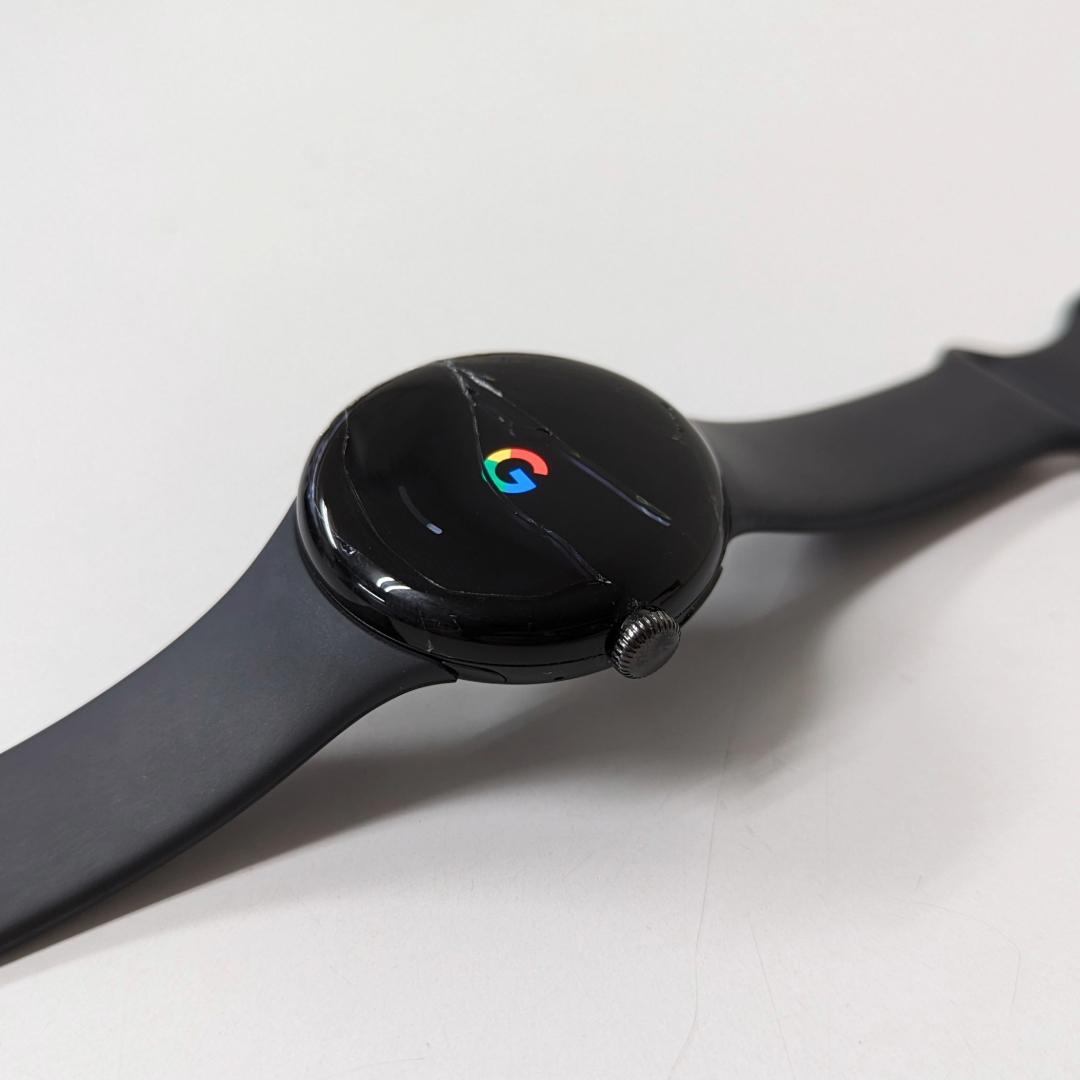 ジャンク Google pixel watch ピクセルウォッチ 動作確認済み Bluetooth/Wi-Fiモデル 元箱・充電器・替えバンド・説明書付き_画像5