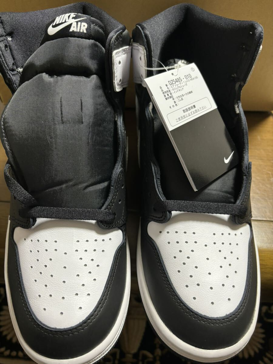 Nike Jordan1 Retro High OG Black/White DZ5485-010 新品未使用の画像3