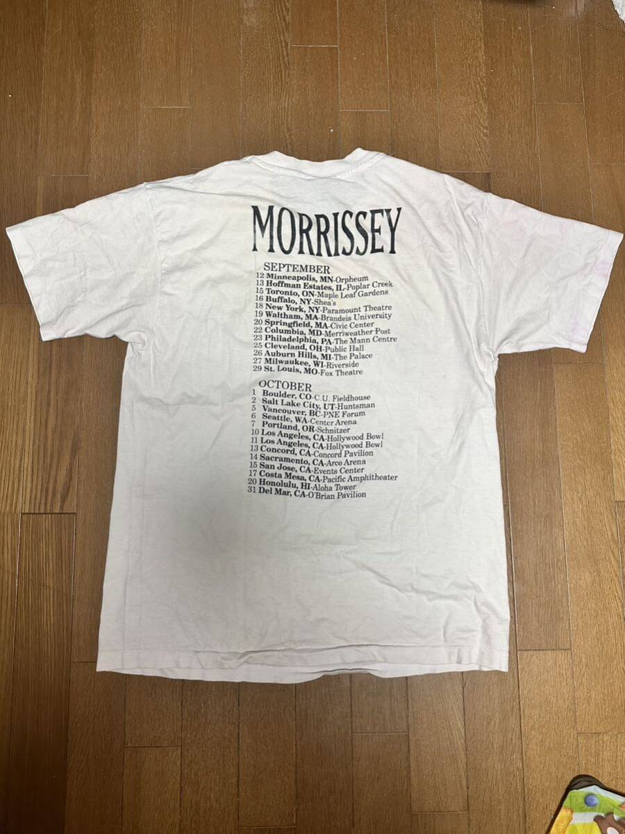 VINTAGE MORRISSEY YOUR ARSENAL TOUR TEE SHIRT THE SMITHS MOZ 1992 XL モリッシー ンテージの画像2