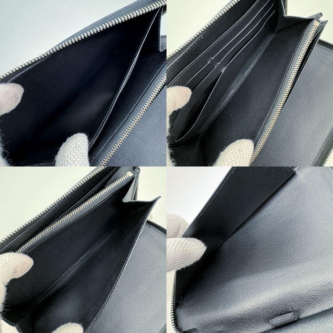 【極美品】Louis Vuitton ルイヴィトン ジッピーオーガナイザー エピ ノワール ブラック 黒 長財布 M63852 メンズ レディース ユニセックスの画像8