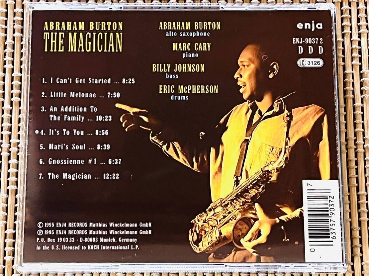 ABRAHAM BURTON／THE MAGICIAN／ENJA ENJ-90372／独盤CD／アブラハム・バートン／中古盤の画像2