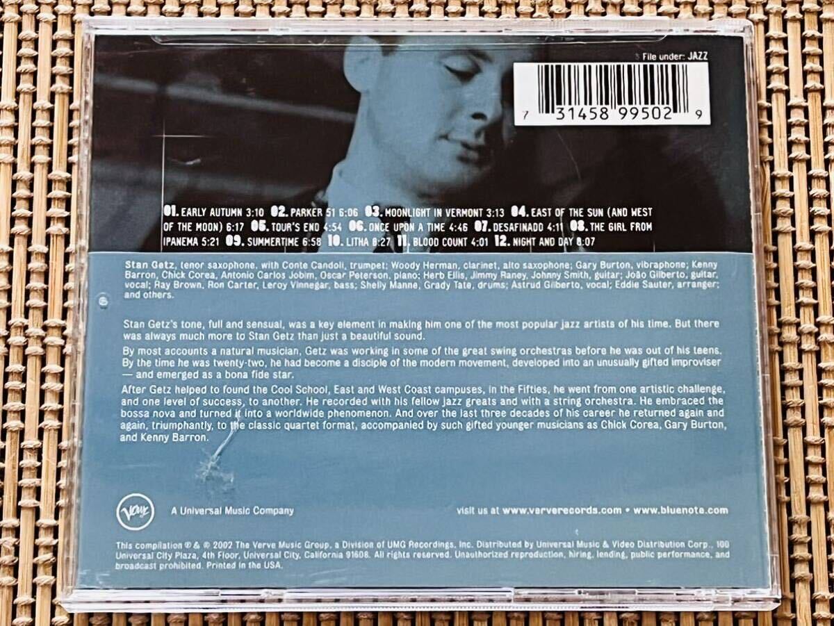 STAN GETZ／THE DEFINITIVE／UNIVERSAL MUSIC (VERVE) 314 589 950-2／米盤CD／スタン・ゲッツ／中古盤の画像2