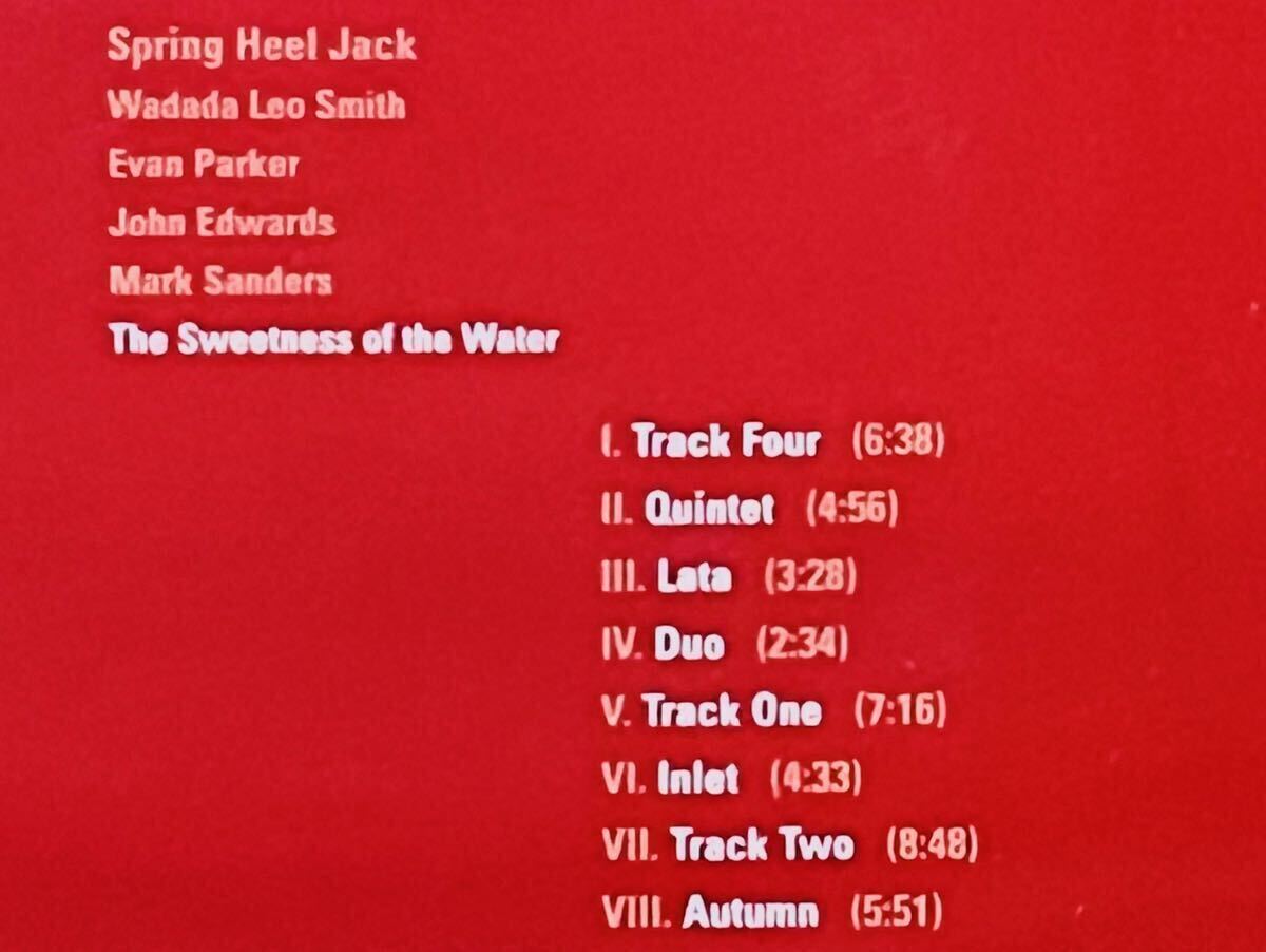 スプリング・ヒール・ジャック／ザ・スウィートネス・オブ・ザ・ウォーター／BOMBA RECORDS BOM24007／国内盤CD／SPRING HEEL JACK/中古盤_画像4