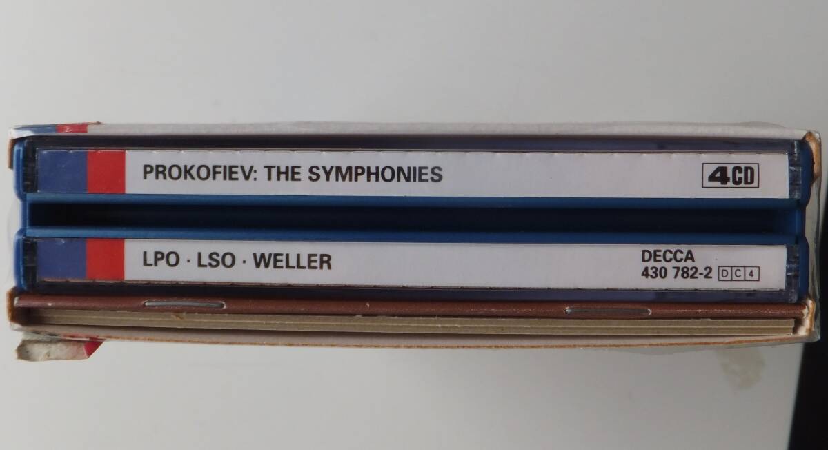 CD4枚組　PROKOFIEV　The Symphonies Walter Weller London philharmonic Orchestra,London Symphony Orchestra_画像3