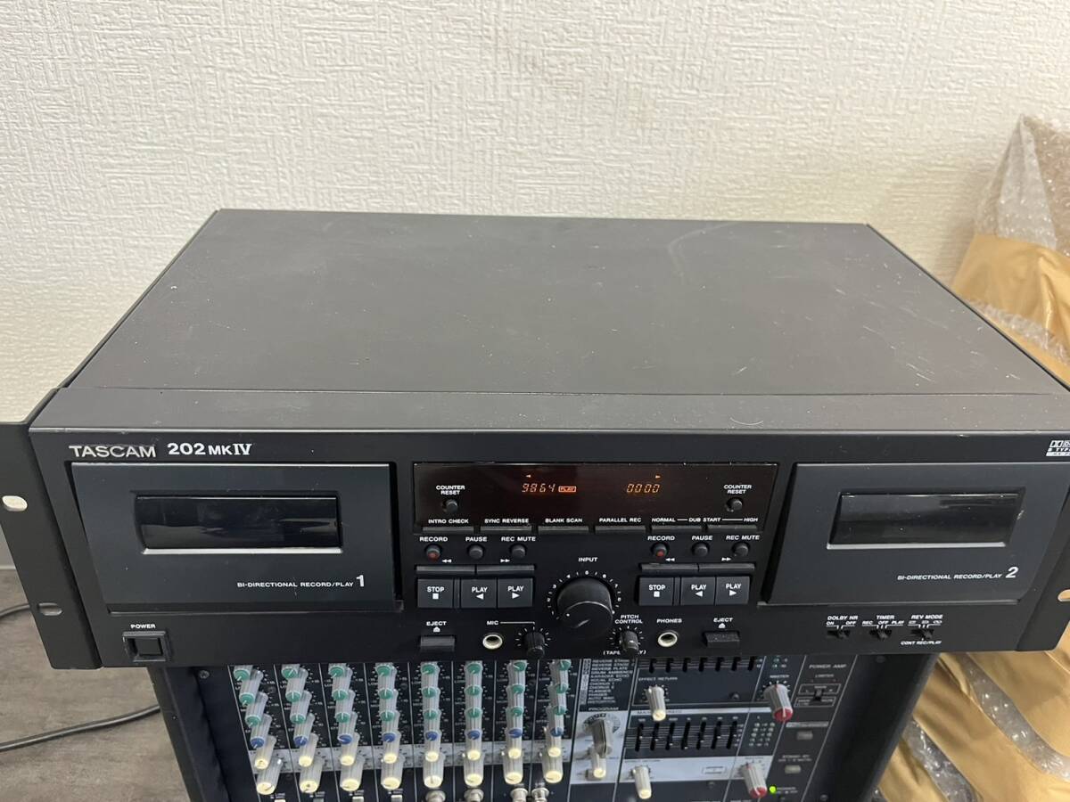 TASCAM】★1円出品～☆ 202MK Ⅵ　通電確認済み_画像1