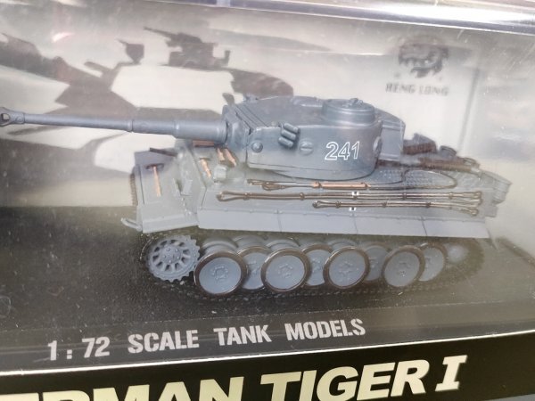 戦車模型 Heng Long ヘンロン ティーガーI/タイガーI型 1/72スケール TANK MODELS GERMAN TIGER I/フィギュア/タンクモデル/重戦車/G327012