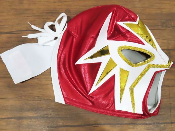 302* mask shop atelier Professional Wrestling mask mask Gold × red *