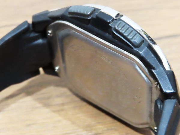 307★CASIO カシオ wave ceptor WV-58R シルバー×ブラック メンズ 腕時計 電波時計★_画像2