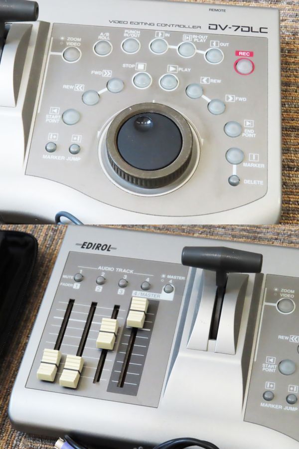 273★Roland DIGITAL VIDEO WORKSTATION ビデオ編集専用機 DV-7DL / DV-7DLC マウス キーボード 取扱説明書 HDD付属★_画像8