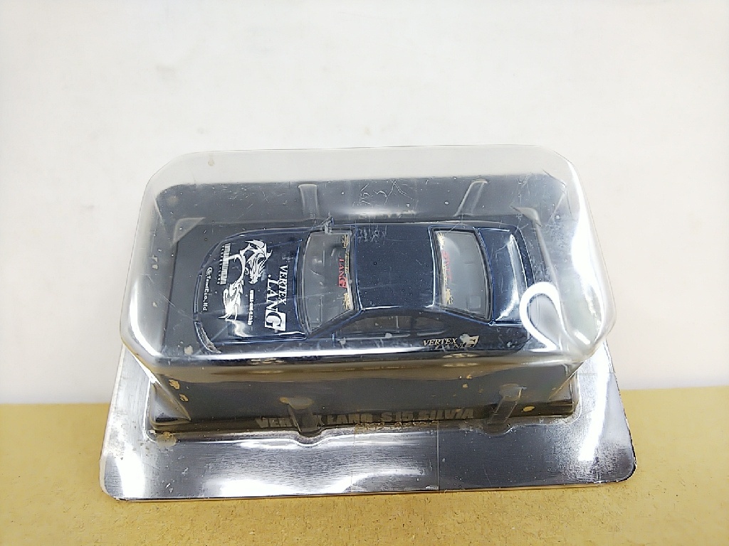 # Aoshima 1/64 опция миникар коллекция 2 VERTEX LANG S15 Silvia металлик голубой миникар 