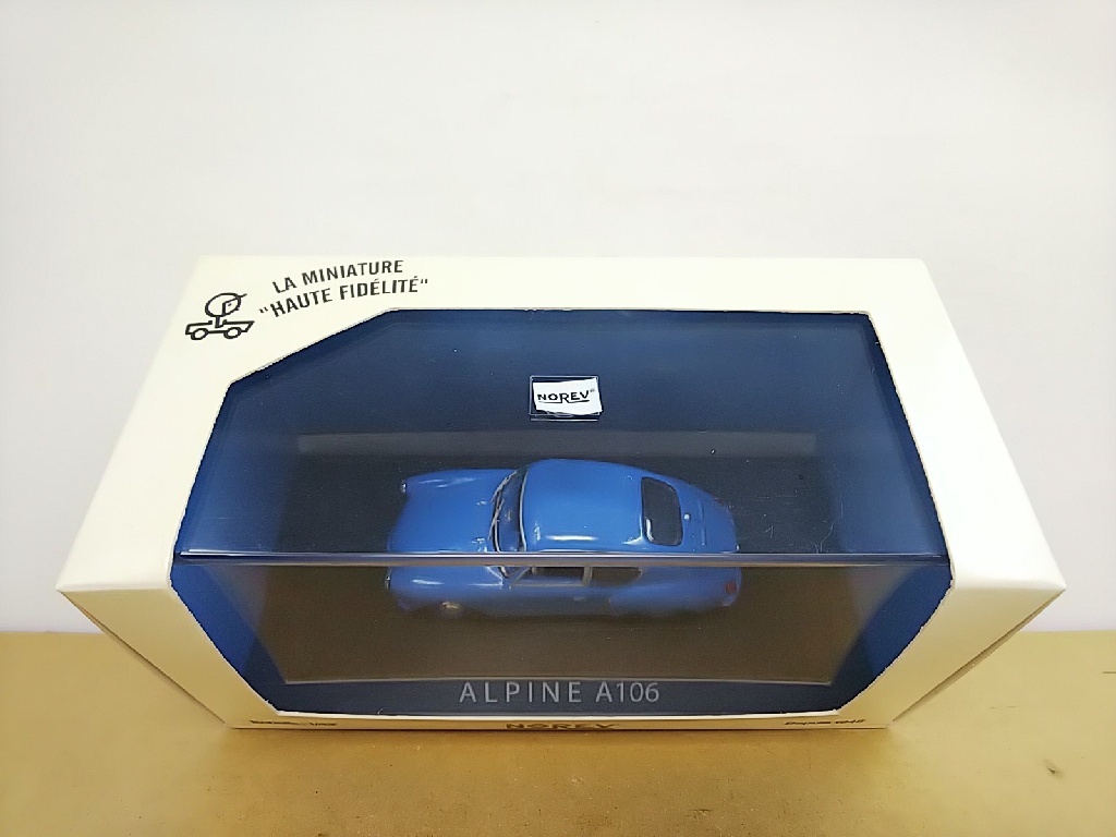 ■NOREVノレブ 1/43 ALPINE A106 ブルー アルピーヌ モデルミニカー_画像7