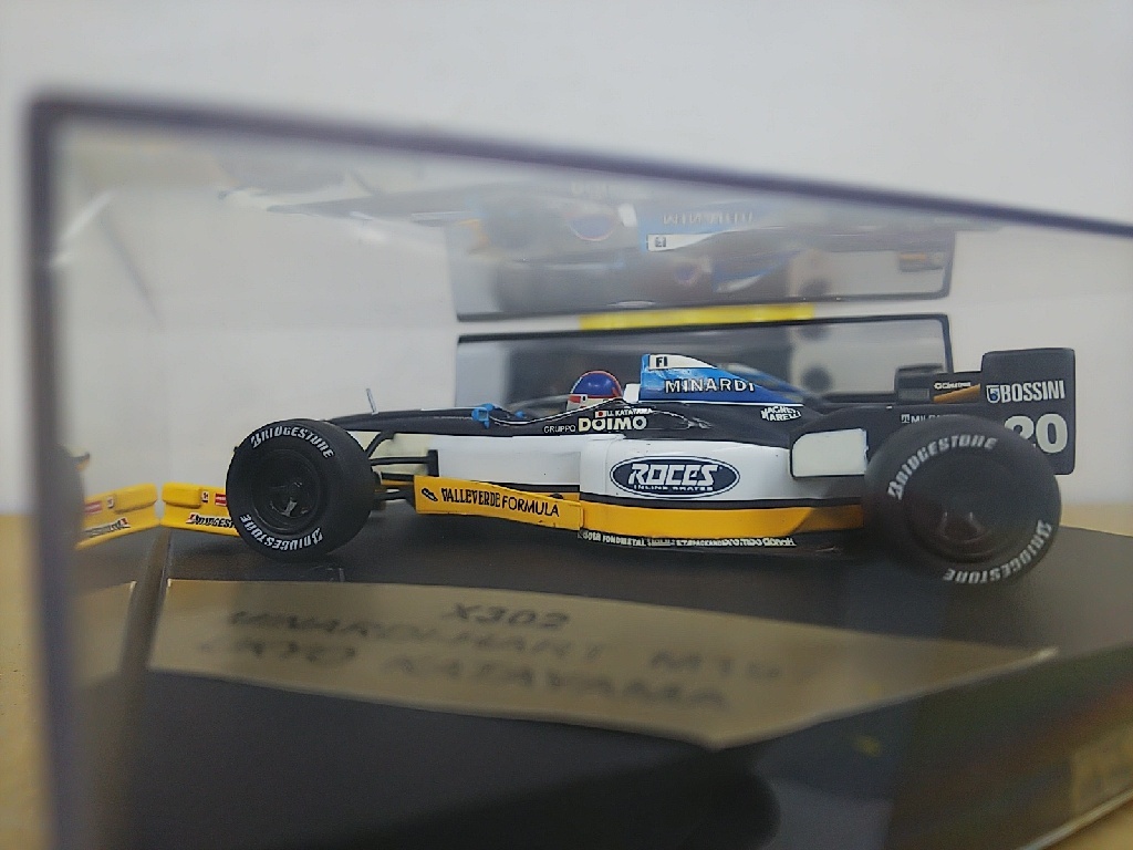 ■ ONYXオニキス X302 MINARDI-HART M197 Ukyo KATAYAMA ミナルディ・ハート 片山右京 F1レーシングミニカーの画像1