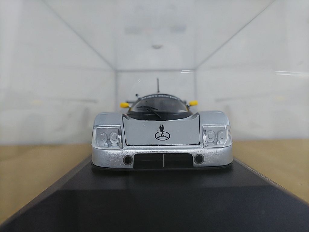 ■IXO限定モデルPALMA43 1/43 Sauber Mercedes C9 Test Car 1989 シルバー ザウバーメルセデス テストカー モデルミニカーの画像4