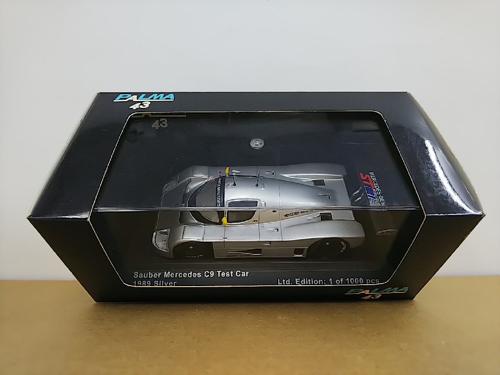■IXO限定モデルPALMA43 1/43 Sauber Mercedes C9 Test Car 1989 シルバー ザウバーメルセデス テストカー モデルミニカーの画像8