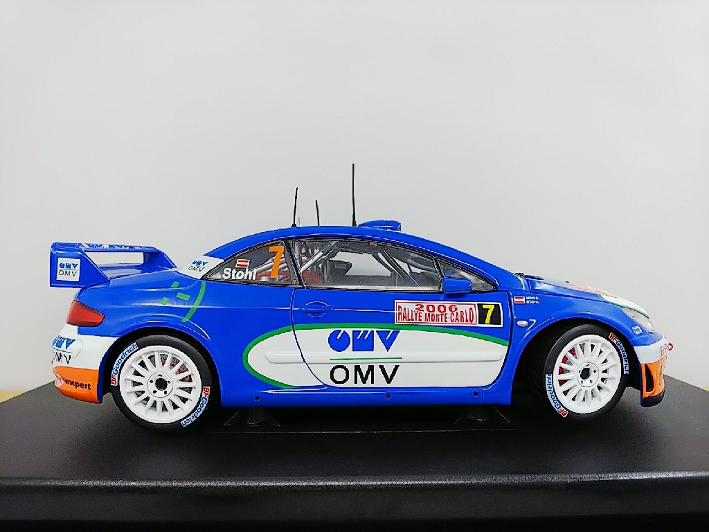 ■ Sun Starサンスター 1/18 #4693 PEUGEOT 307 WRC プジョー モンテカルロ 2006 ラリーダイキャストモデルミニカー_画像4