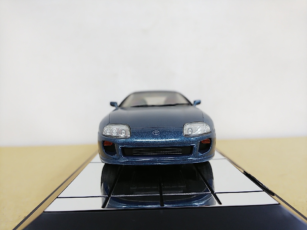 ■ KATO 関水金属 431 1/43 Supra トヨタスープラ メタリックダークグリーン？ モデルミニカー ヘルパ系の画像2