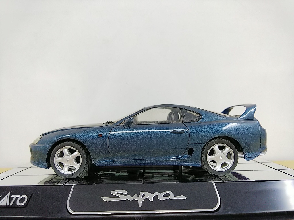 ■ KATO 関水金属 431 1/43 Supra トヨタスープラ メタリックダークグリーン？ モデルミニカー ヘルパ系の画像1