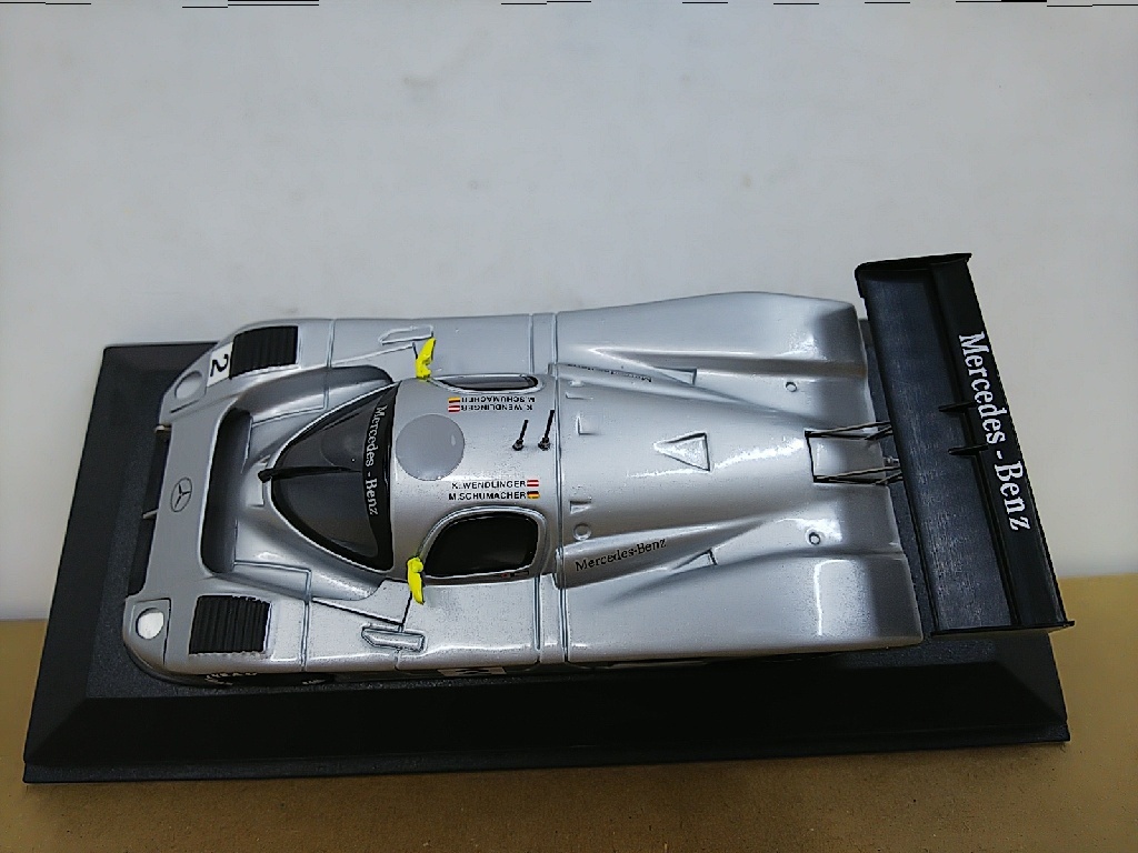 ■ベンツ特注PMA MINICHAMPSミニチャンプス 1/43 MERCEDES-BENZ C291 1991 シルバー メルセデスベンツ レーシングモデルミニカー_画像5