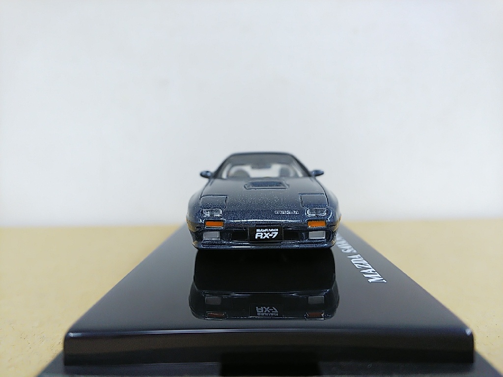 ■ 京商 1/64 MAZDA Savanna RX-7 GT-X (FC-3S) 1989 グレーメタリック マツダサバンナ ミニカーの画像2