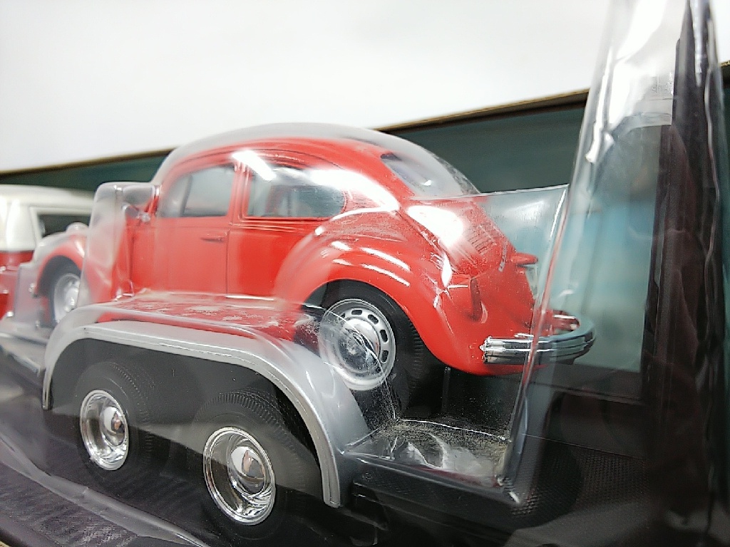 #Maisto Maisto SPECIAL EDITION 1:25-1:24 Show Haulers Series VW VAN AND VW BEETLE ON TRAILER #32913 Volkswagen minicar 