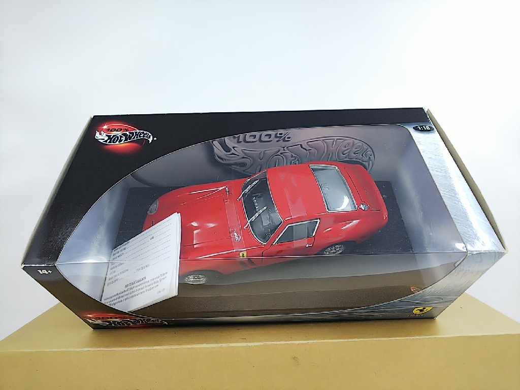 ■ HOTWHEELSホットウィール 1/18 FERRARI 250 GTO レッド フェラーリ ダイキャストモデルミニカー_画像5