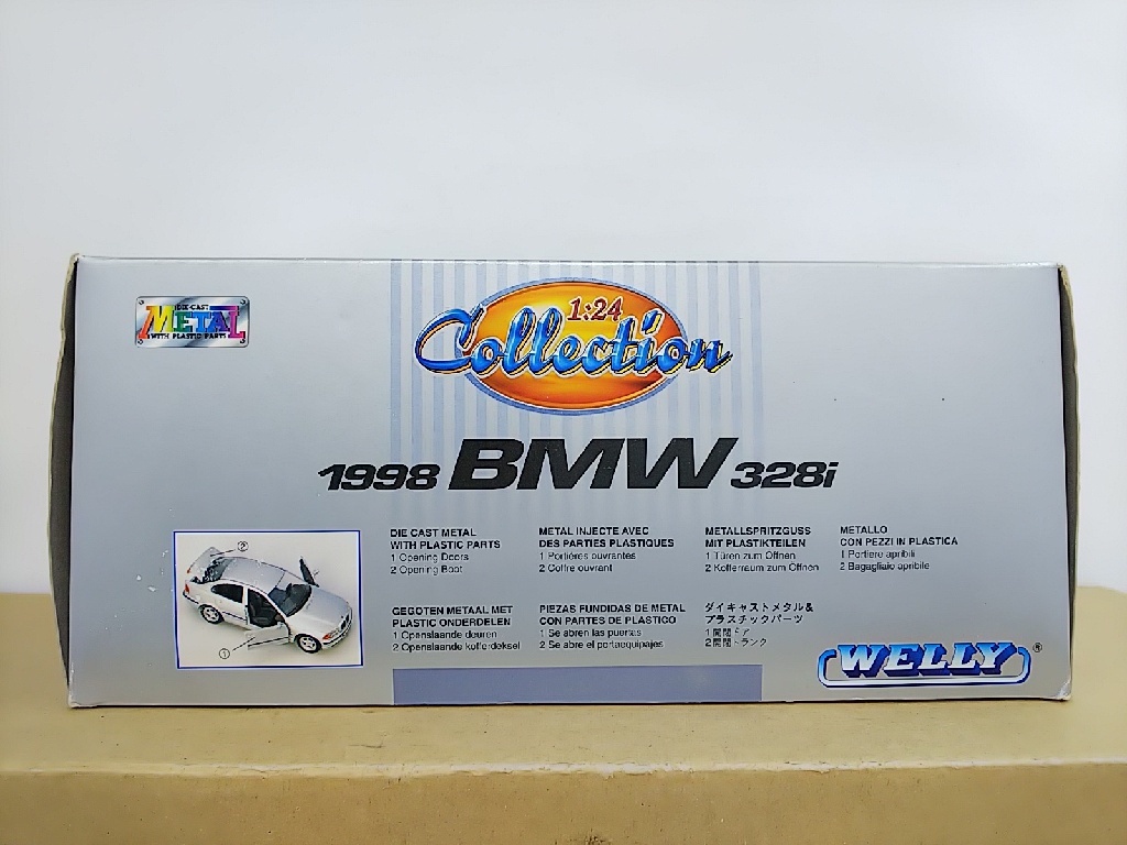 # WELLY Welly 1/24 1998 BMW 328i die-cast model minicar 