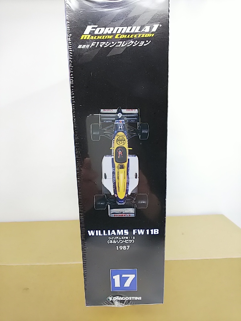 ■ デアゴスティーニ 1/43 WILIAMS FW11B - 1987 Nelson Piquet ウィリアムズ ネルソン・ピケ F1レーシングミニカー_画像3