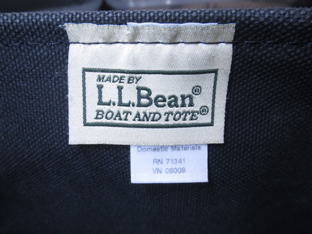 【USA製】L.L.Bean ボートアンドトートバッグ アメリカ製 USA製 L.L.Bean エルエルビーン トートバッグ ブラック レザー