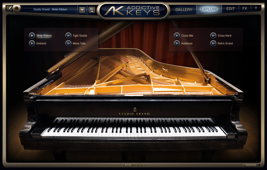  standard piano sound source 4 kind XLN audio Addictive Keys 4 point set regular goods DTMbo Caro tiktok