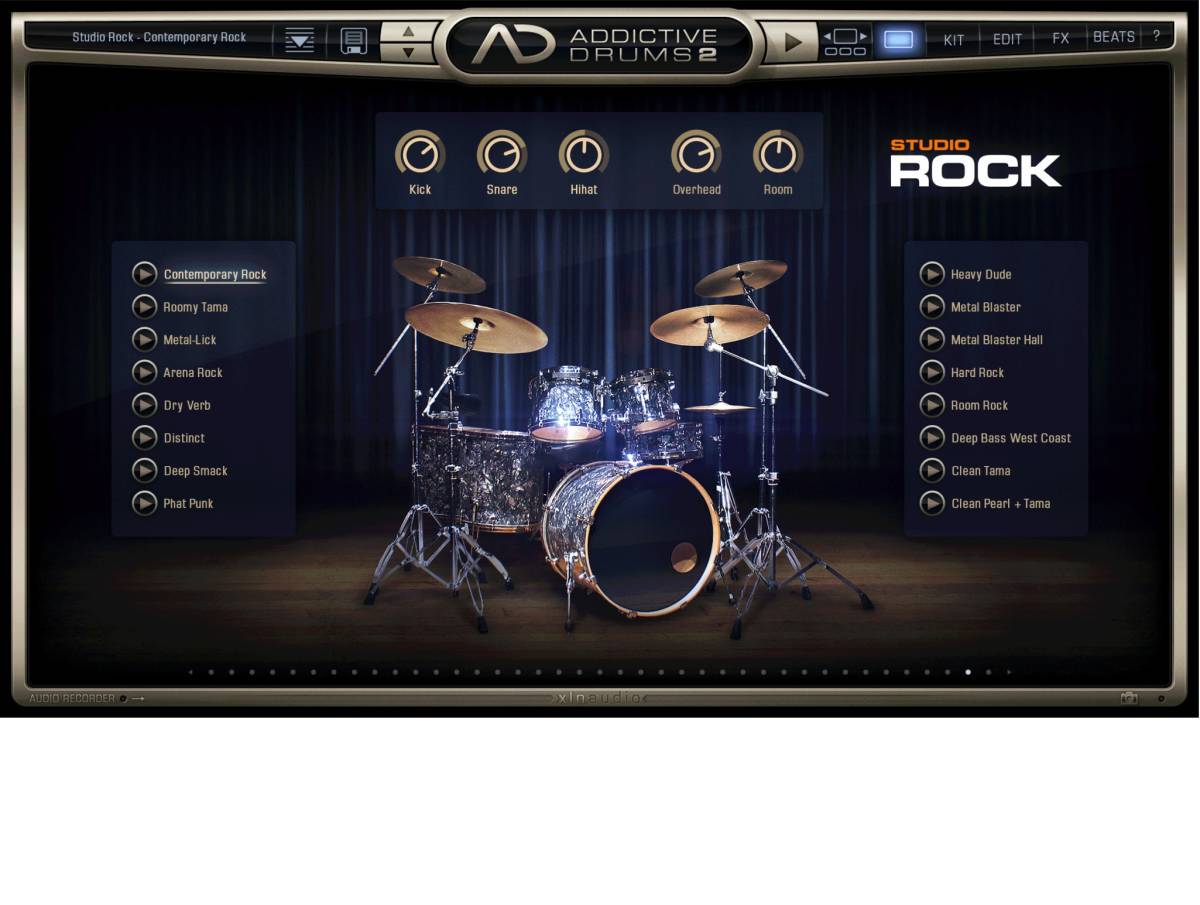 定番ドラム音源 Addictive drums 2 Studio Rock XLN audio 未使用正規品 DTM DAW ボカロ tiktokの画像2