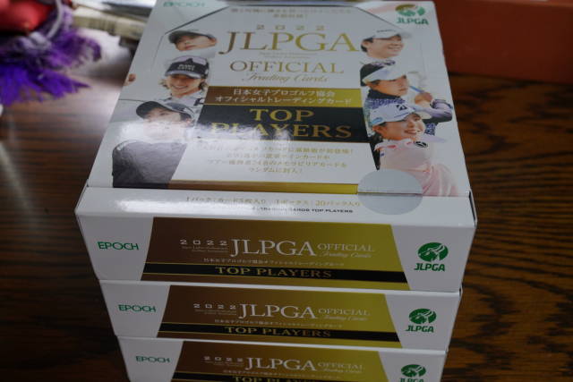 エポック２０２２ JLPGA 開封3箱（60パック）女子ゴルフの画像1