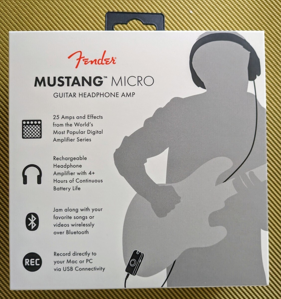 FENDER MUSTANG MICRO 超小型パーソナル ギターヘッドフォン アンプ 新品 未開封品の画像5