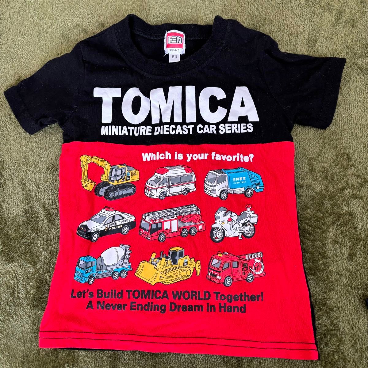 トミカ　ドクターイエロー 半袖Tシャツ Tシャツ　95 2枚セット