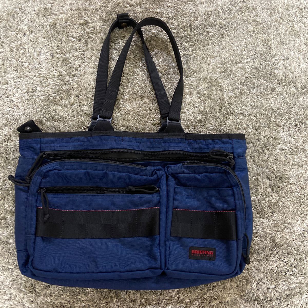 BRIEFING ブリーフィング トートバッグ ミッドナイト アメリカ製 ビジネストートBS TOTE WIDE _画像1