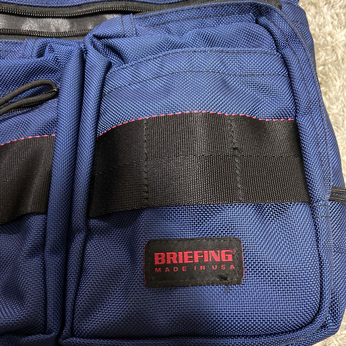 BRIEFING ブリーフィング トートバッグ ミッドナイト アメリカ製 ビジネストートBS TOTE WIDE _画像7