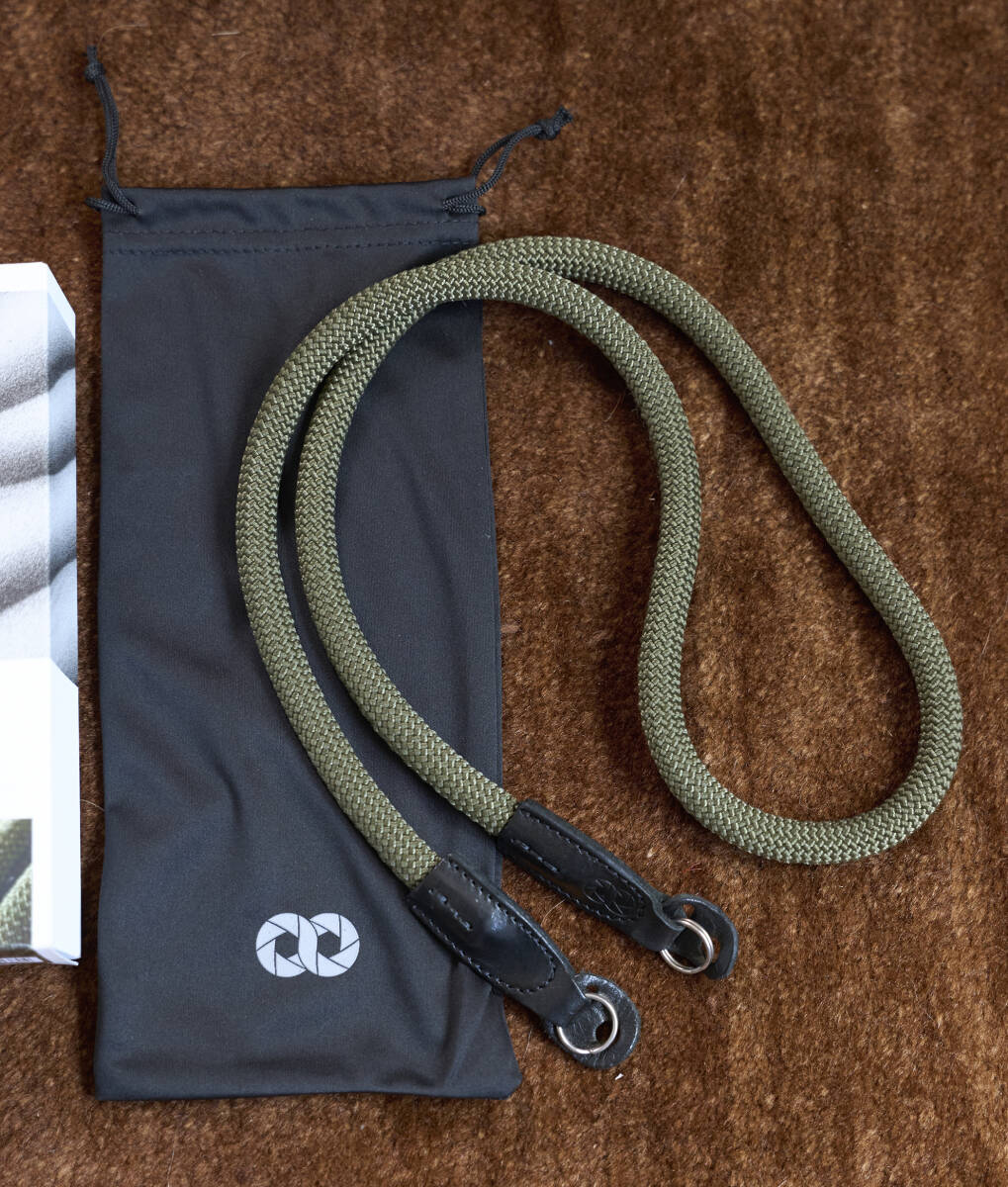 COOPH クーフ カメラストラップ ROPE RING CAMERA STRAP Leica ライカ KHAKI ARMY GREENの画像2