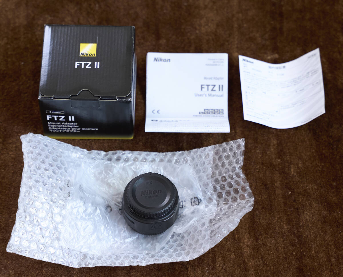 付属品完備 Nikon ニコン ミラーレスカメラ用 純正 マウントアダプター FTZ II （レンズ側ニコンF / ボディ側ニコンZ）の画像1