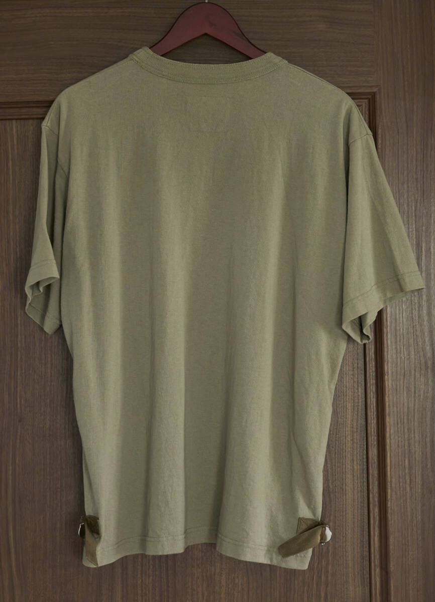 sacai サカイ Cotton Jersey T-shirt Tシャツ 23-03061M SIZE 1 KHAKI_画像6