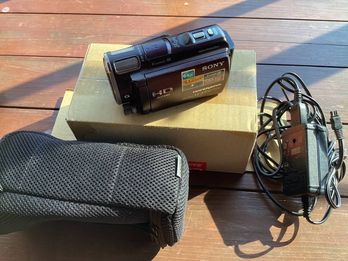 美品 SONY Handycam HDR-CX560V ビデオカメラ ソニー 専用保護ケース付き 動作確認済の画像1