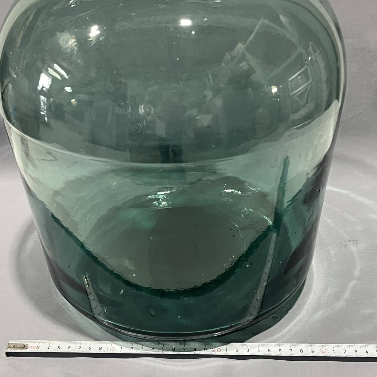 レトロ デミジョンボトル ガラス瓶 硝子瓶 ガラスボトル ヴィンテージ インテリア 置物 ディスプレイ フラワーベースの画像6